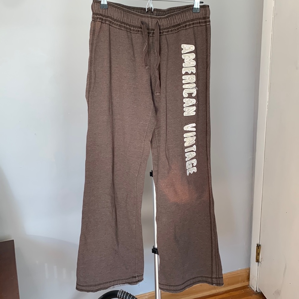 Vintage Wide Leg Logo Sweatpants
